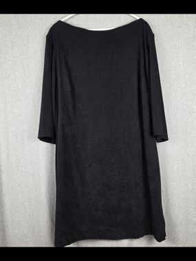 Classic Black Women's 22W Shift Dress By K.C. Spencer